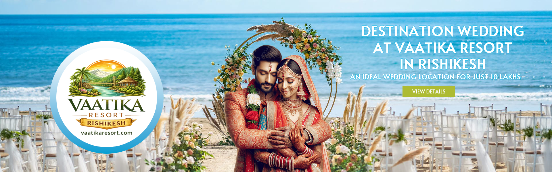 Destination Wedding at Vaatika Resort In Rishikesh